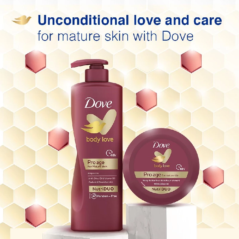 Dove Body Love Pro Age Body Lotion for Mature Skin 48hrs Moisturisation, 400 ml-5.webp